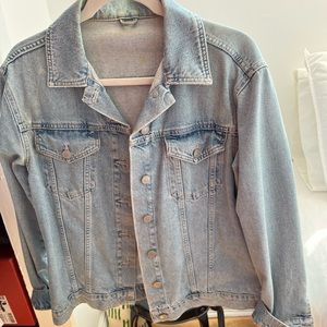 Topshop light wash denim jacket